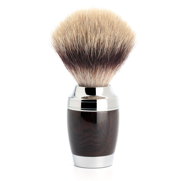 STYLO shaving brush, Silvertip Fibres©, African blackwood