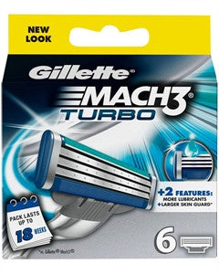 Gillette Mach 3 Turbo - 6 barberblade