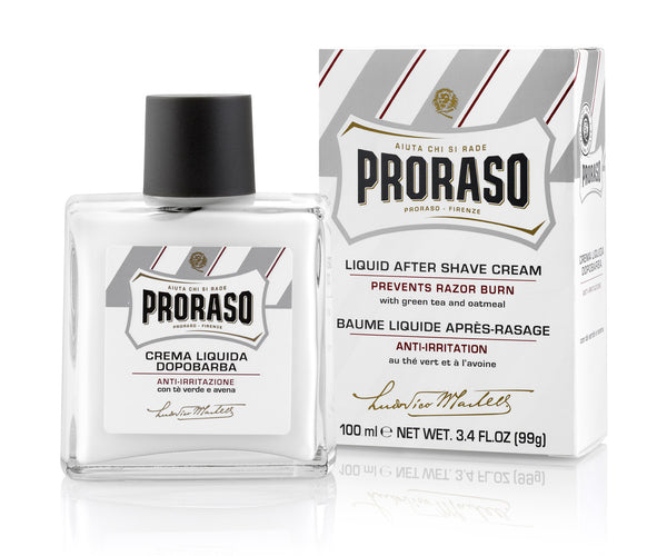 Proraso Liquid Cream Aftershave – Oat & Green tea, 100ml