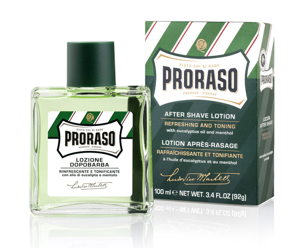 Proraso Aftershave Splash – Eucalyptus & Menthol, 100 ml