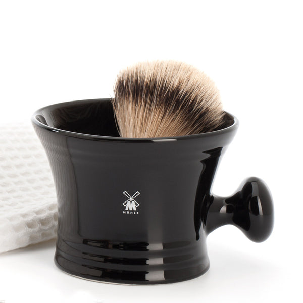 Shaving mug Porcelain, black